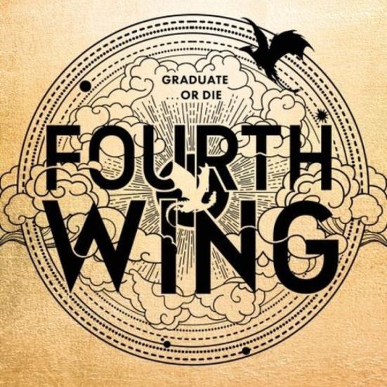 Én af de populære titler i Romantasy genren: Fourth Wing af Rebecca Yarros