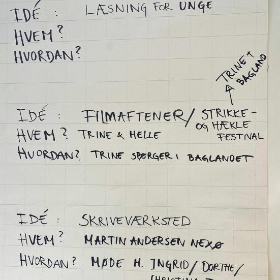 Projektet ”Vi gør det sammen” på Nexø Bibliotek. Projektet er støttet af Nordea-fonden 