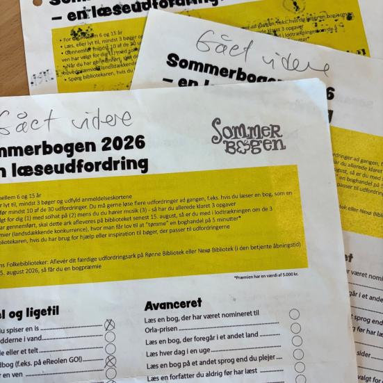 Sommerbogen er slut for denne gang