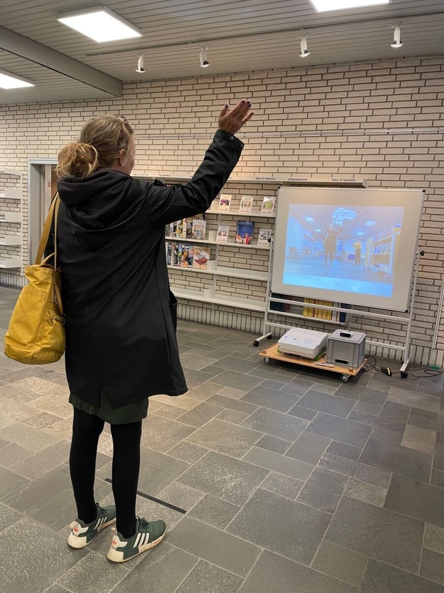 Prøv installationen 'Tankebobler' på biblioteket i Rønne