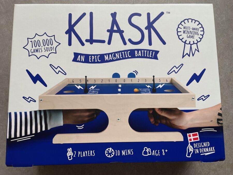 Vind det sjove brætspil 'Klask'!