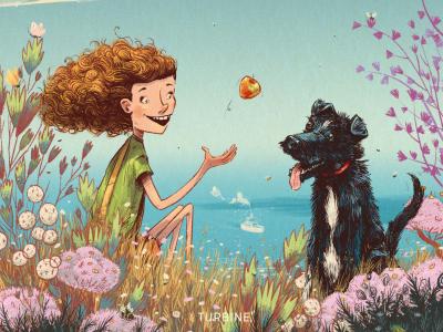 'Der kom en hund med færgen' af Annie Bahnson