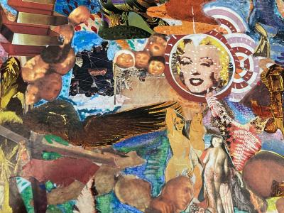 Eline Stends Pedersen: udsnit af collage
