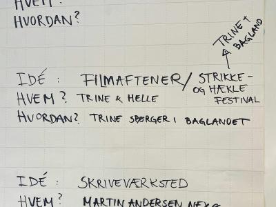 Projektet ”Vi gør det sammen” på Nexø Bibliotek. Projektet er støttet af Nordea-fonden 