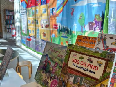 Se det kæmpestore findebillede på Rønne Bibliotek