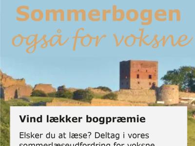 Sommerbogen - også for voksne! Lækre bogpræmier