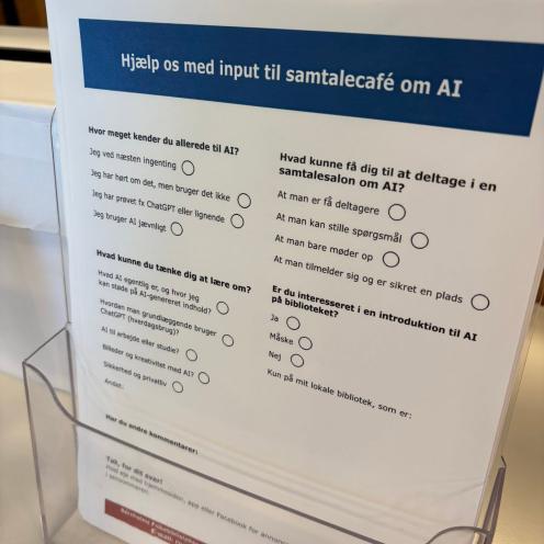 Vær med i spørgeskemaundersøgelse om AI