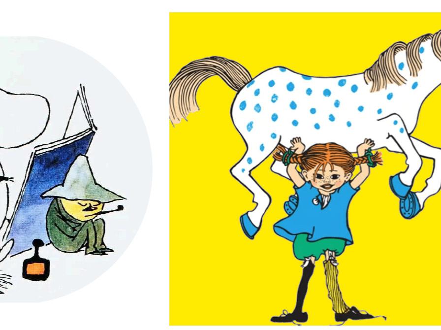 Vi fejrer Pippi og Mumi