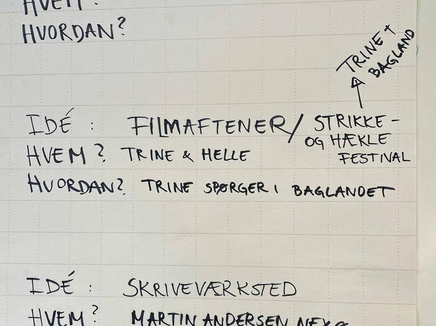 Projektet ”Vi gør det sammen” på Nexø Bibliotek. Projektet er støttet af Nordea-fonden 