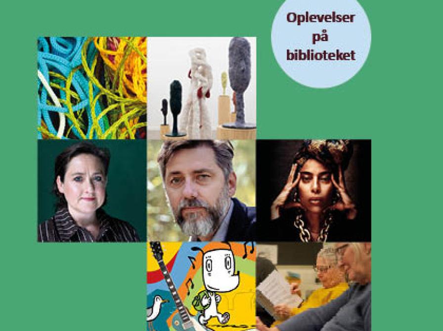 Så er bibliotekets arrangements-program for foråret 2026 parat!
