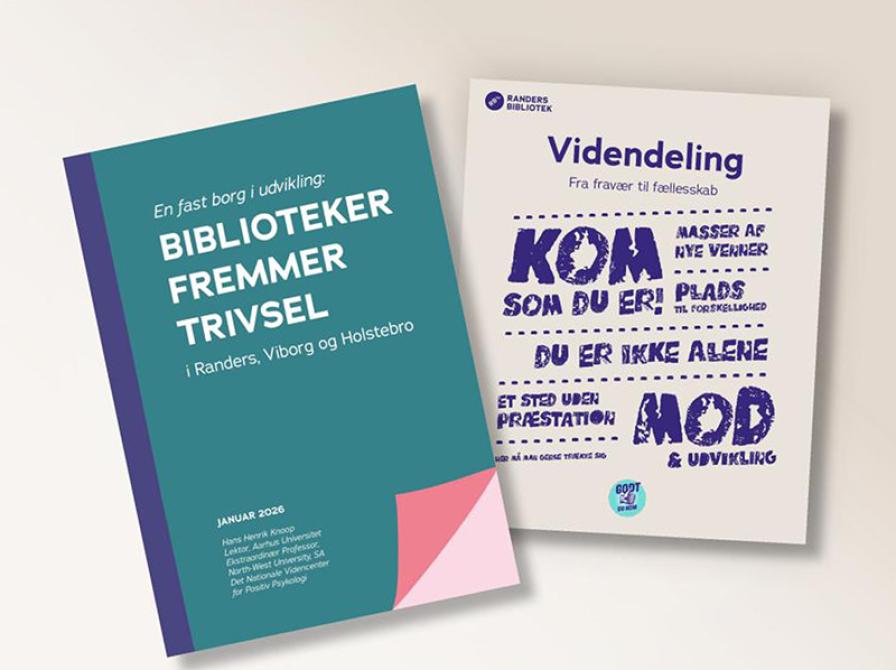 Du får det godt af at gå på biblioteket! Ny rapport fra Randers Bibliotekerne