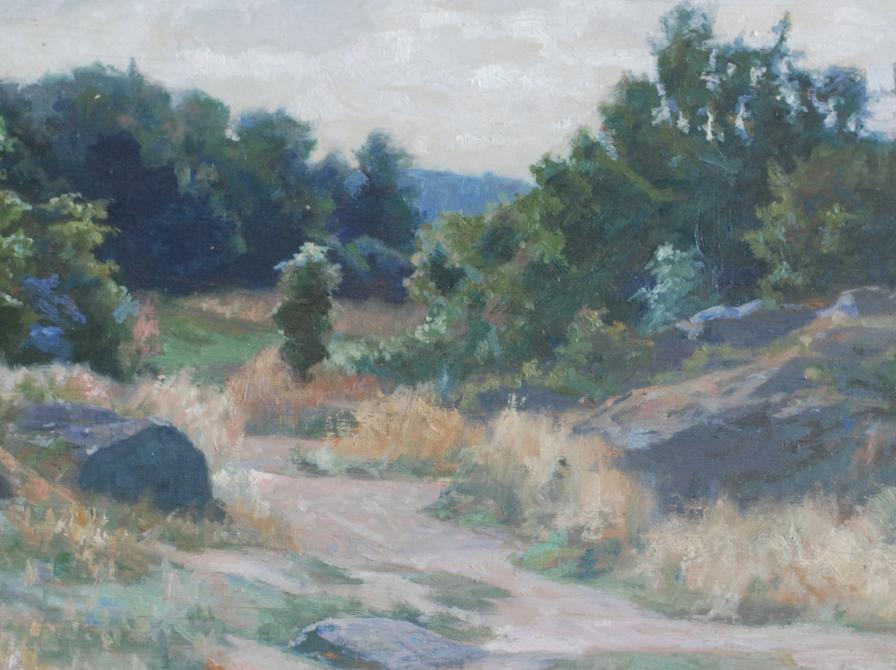Bertel Hansen Svaneke: stien mellem Listed og Svaneke (1931)