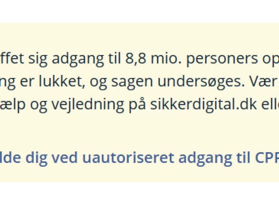 Sådan forebygger du svindel med dine personlige oplysninger